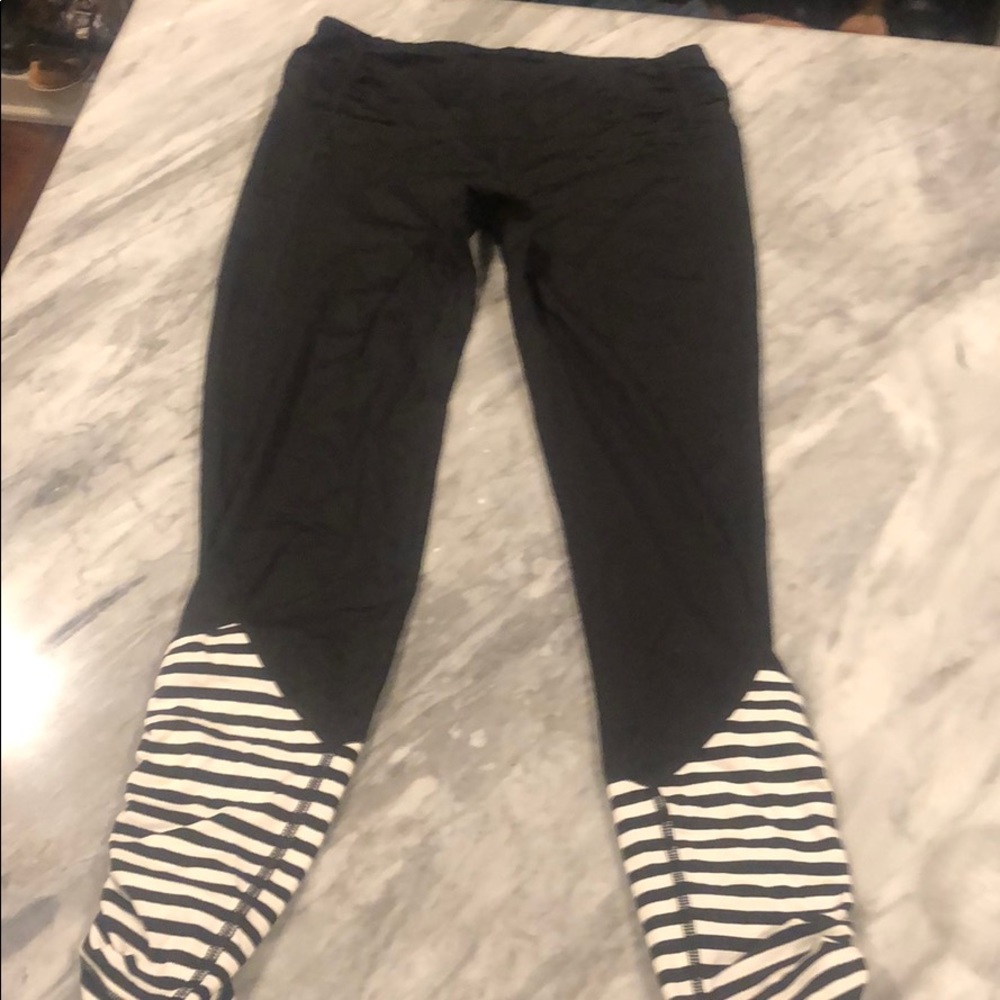 VSX Striped 7/8 scrunch pant